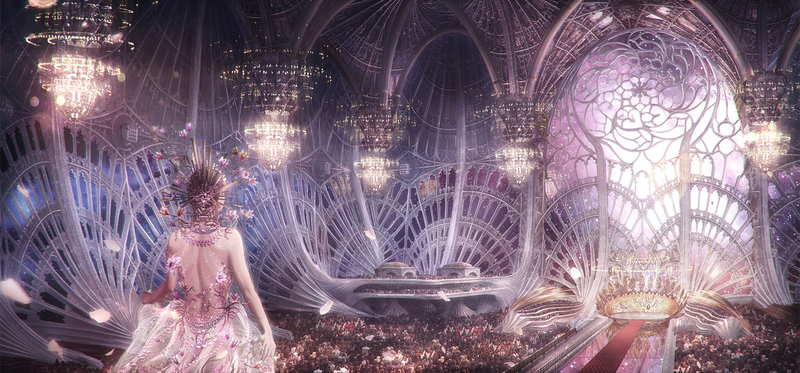 Illustration for article titled Estos conceptos de Jupiter Ascending son dignos de fondo de escritorio